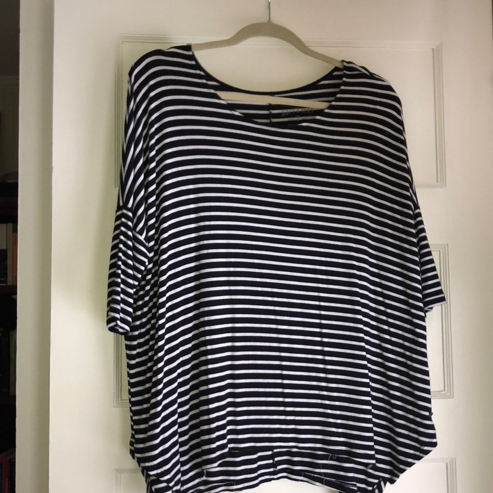 Striped soft and sexy shirt
